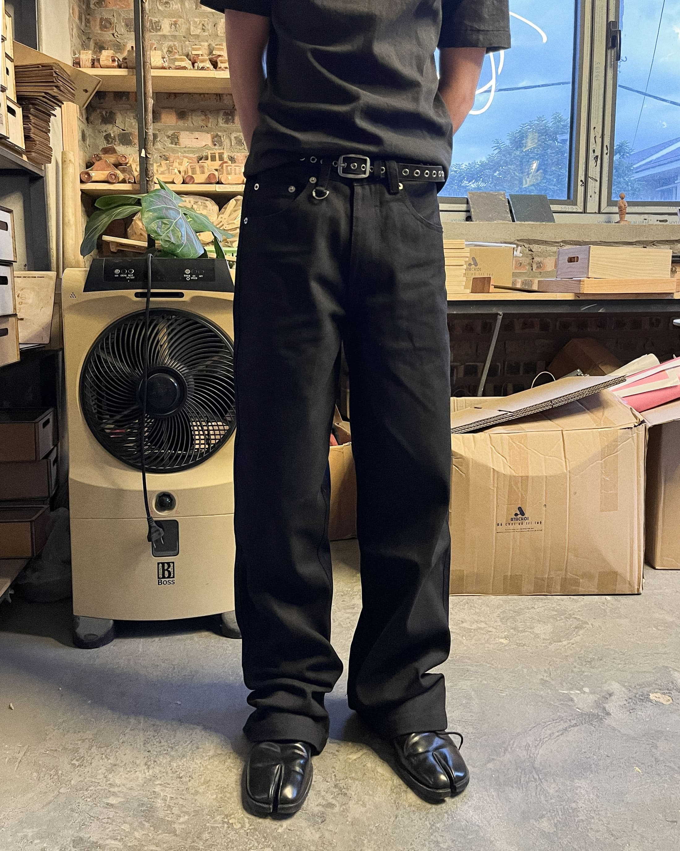 ECLIPSE STRAIGHT RAW DENIM PANT — ảnh 7